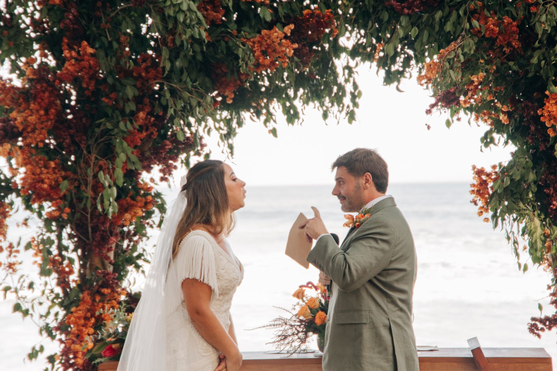 fotografia de casamento na praia