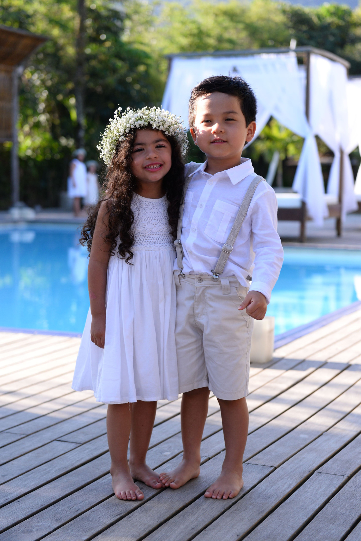 Casamento na praia daminha e pajem casamento na praia