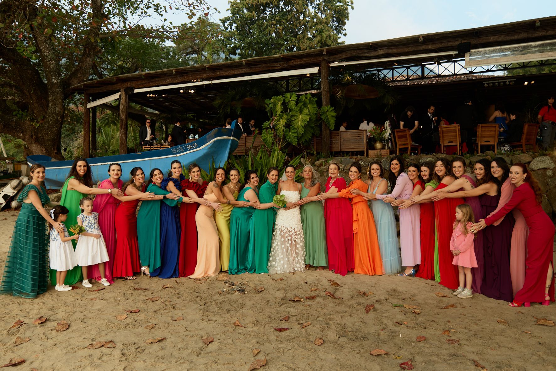 madrinhas de casamento na praia