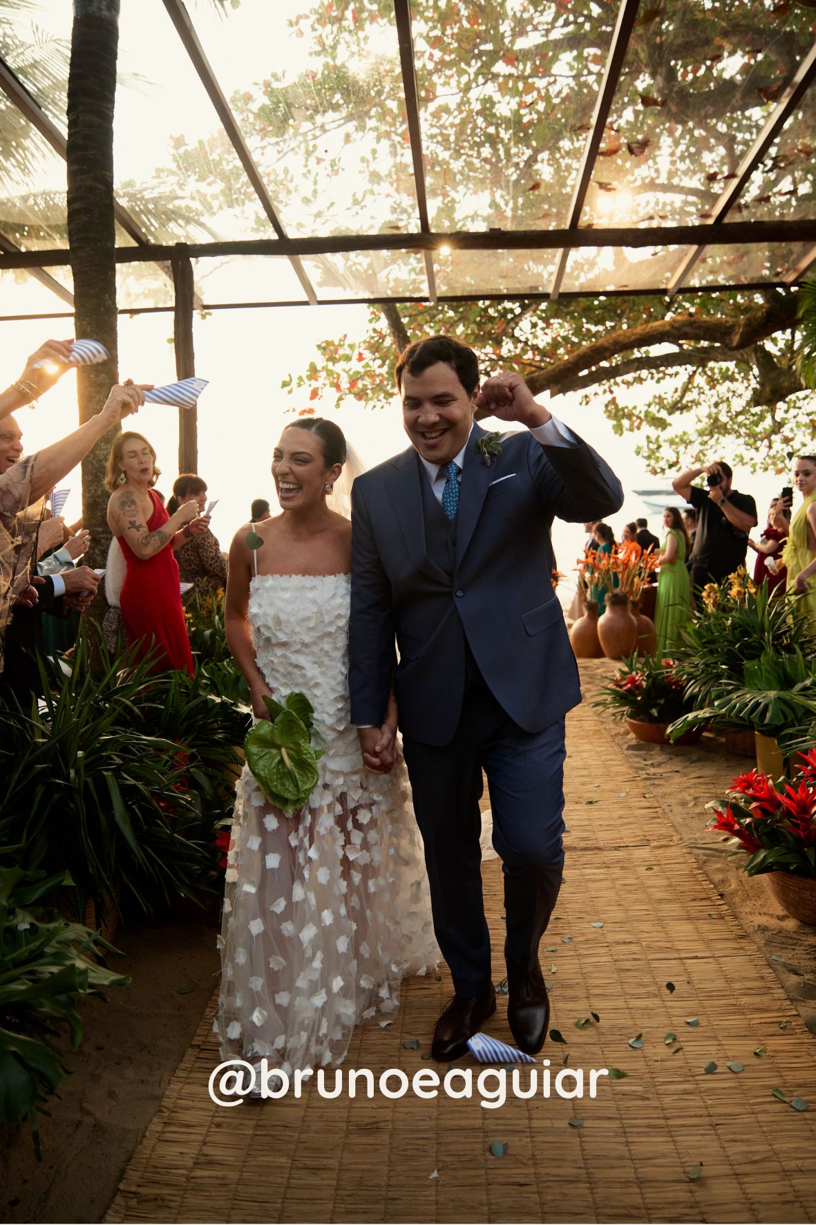 buquê de noiva moderno