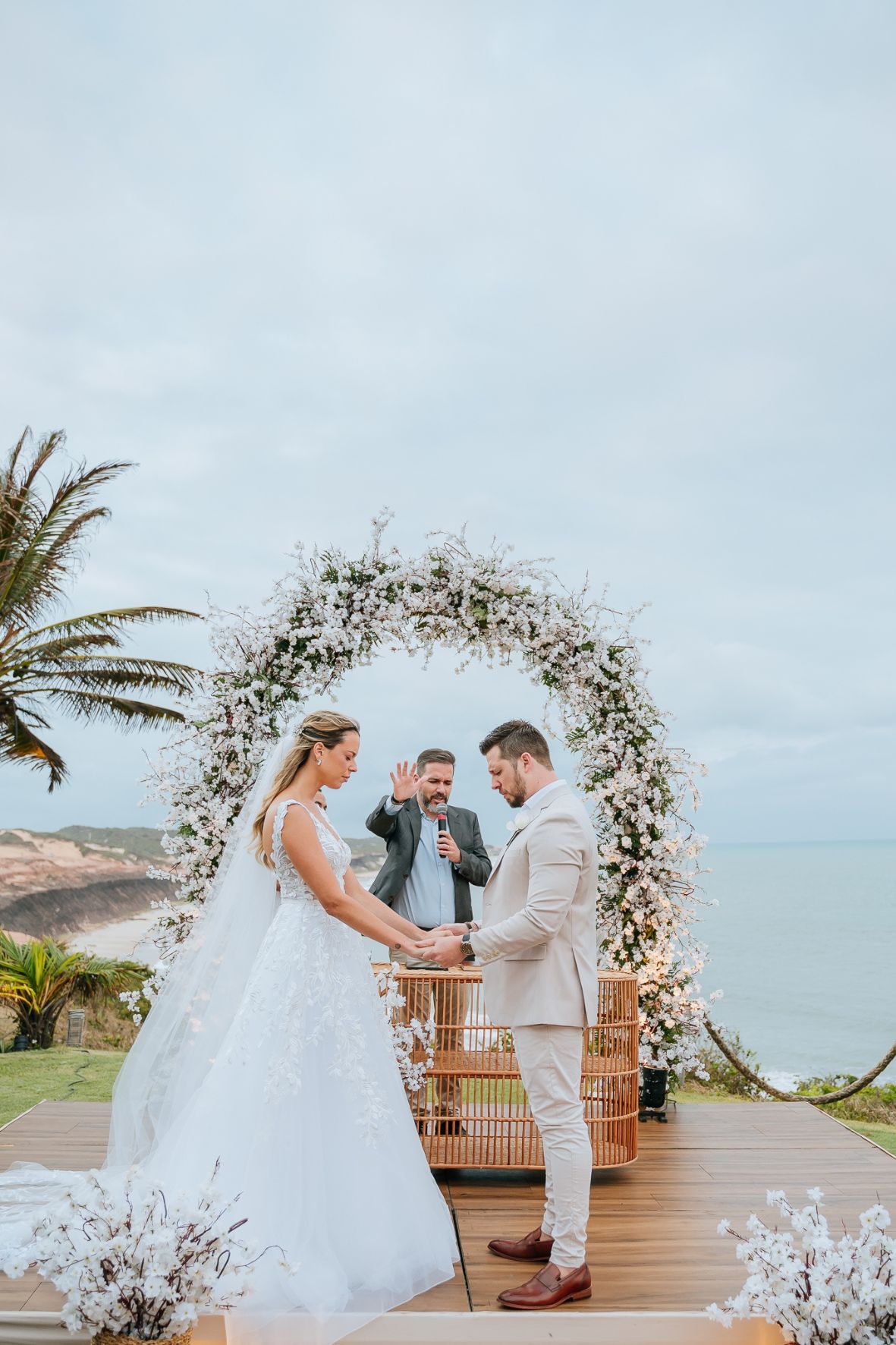 cerimônia de casamento na praia