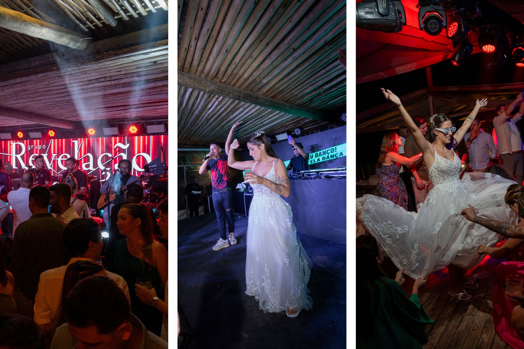 festa de casamento na praia