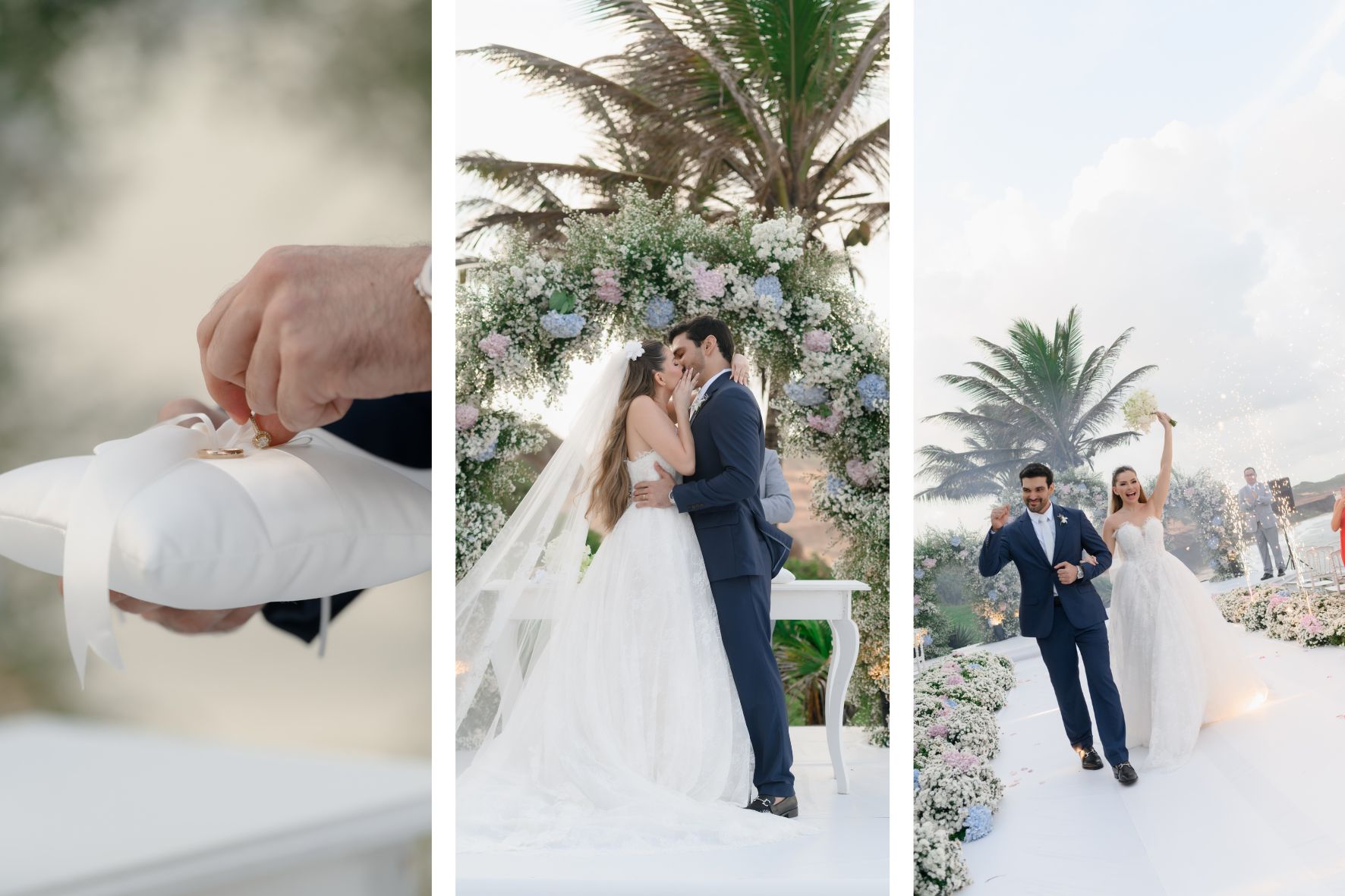 noivos no hotel Kilombo Villas