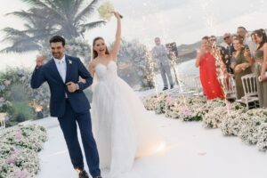 noivos no hotel Kilombo Villas