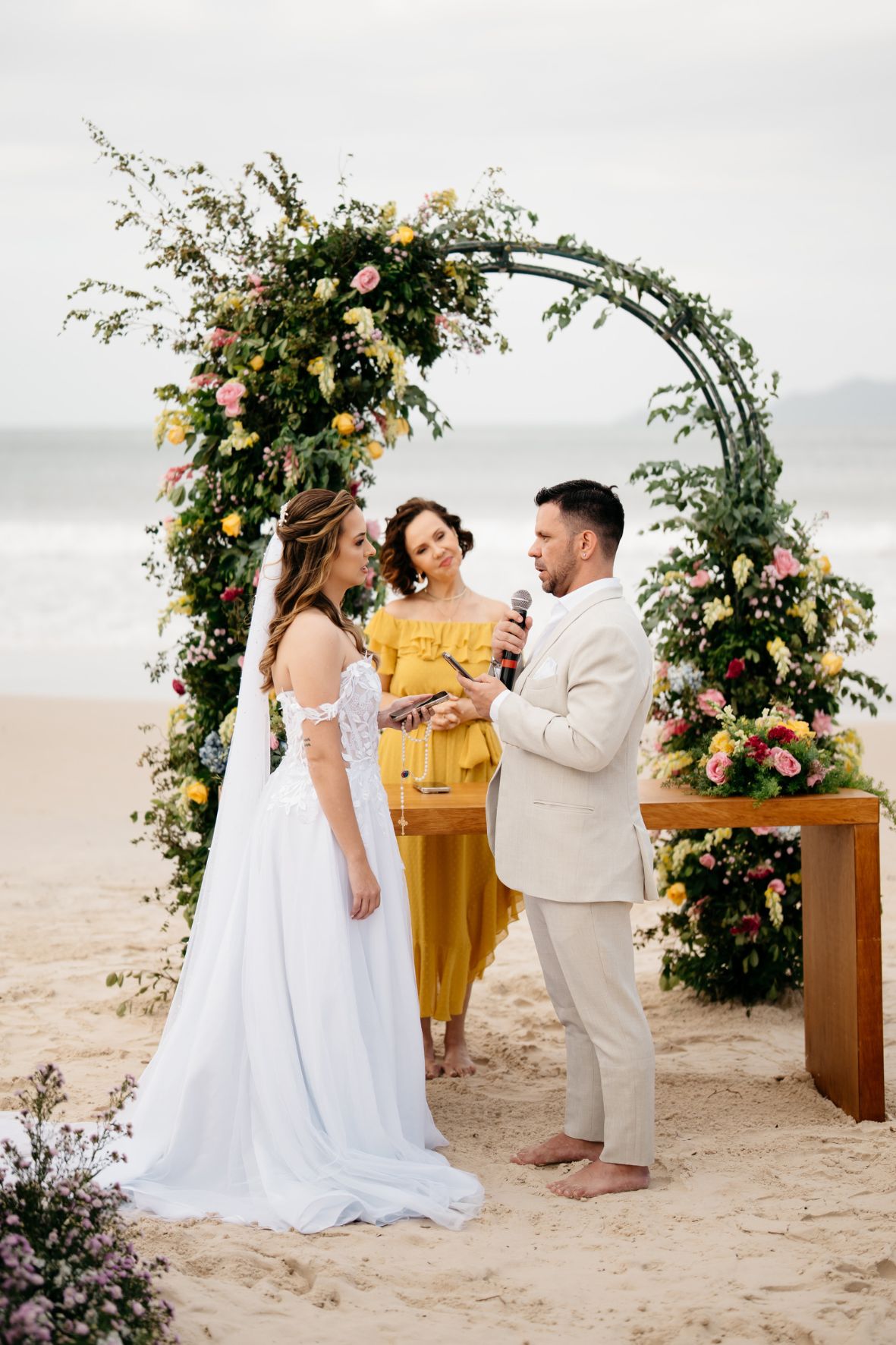 casamento na praia em Florianópolis