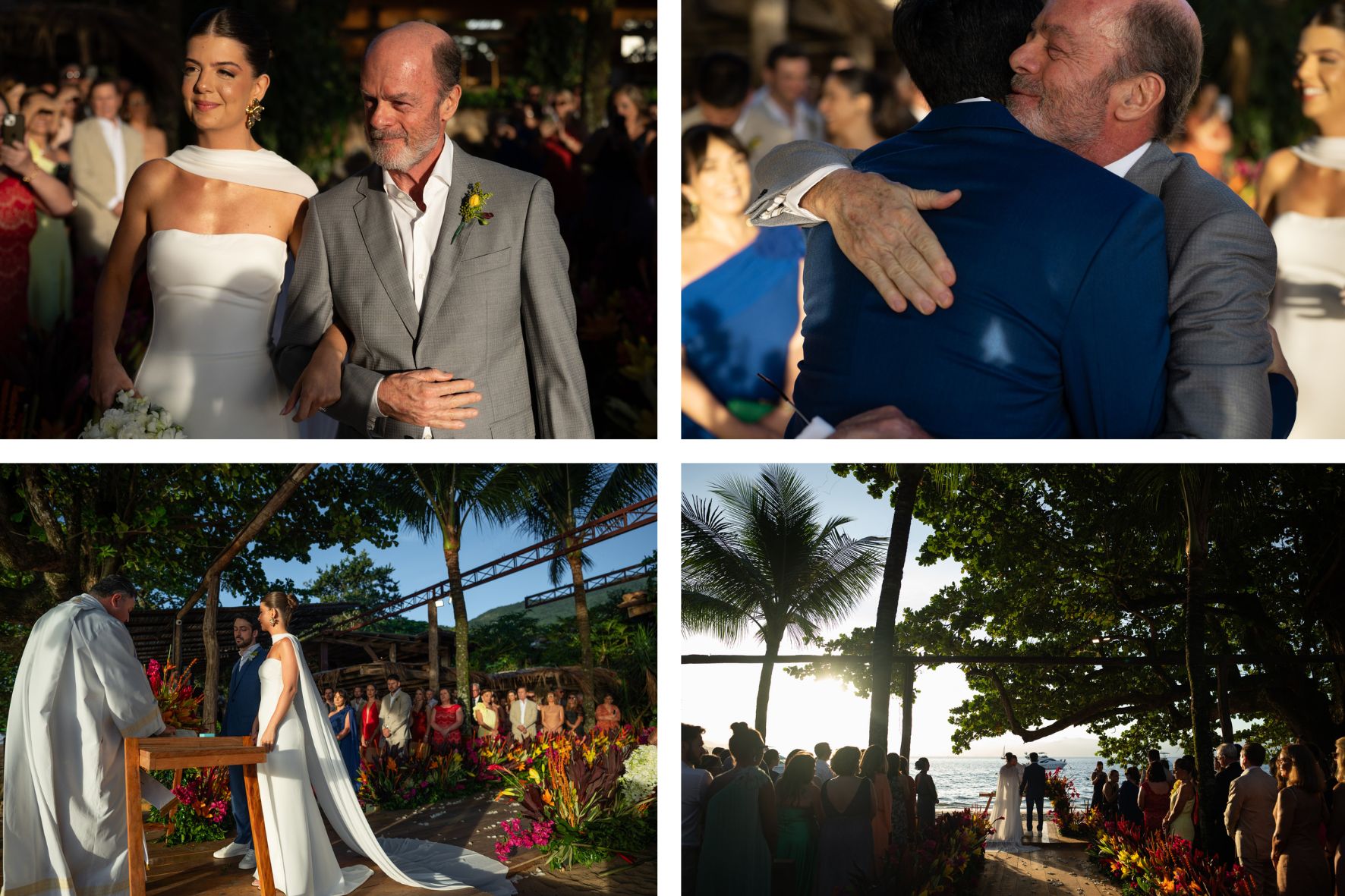 cerimônia de casamento pé na areia