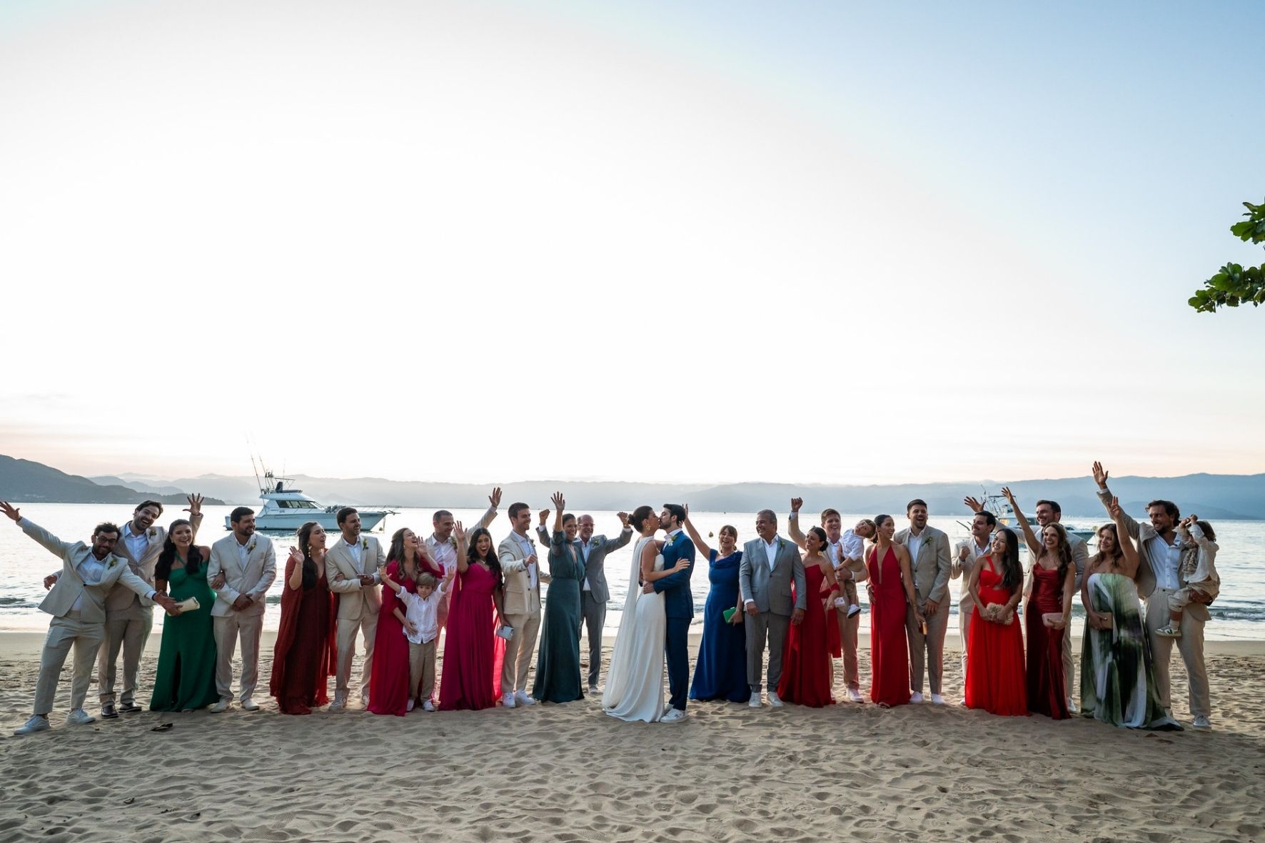 padrinhos casamento na praia