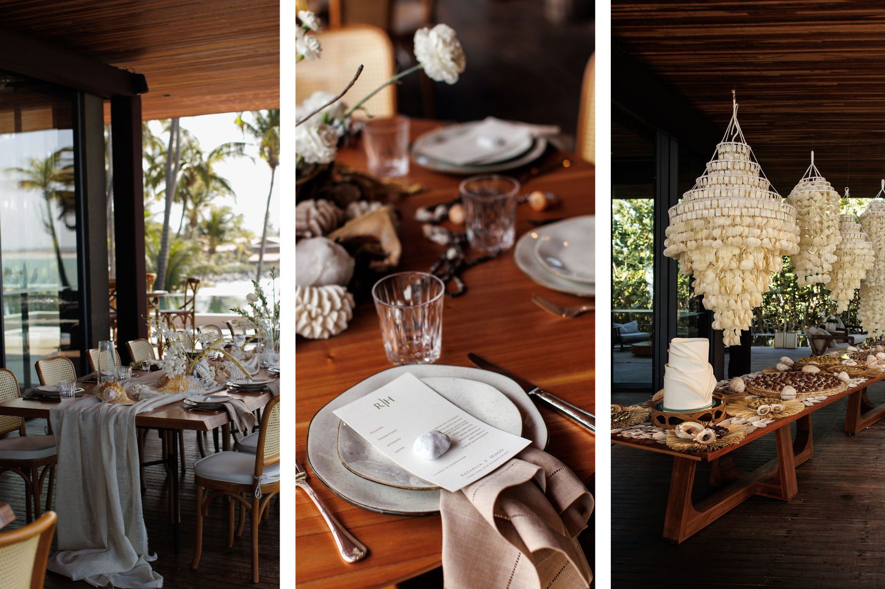 decoração de casamento na praia