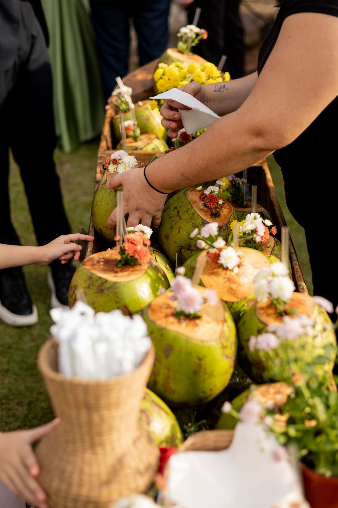 welcome drink casamento na praia