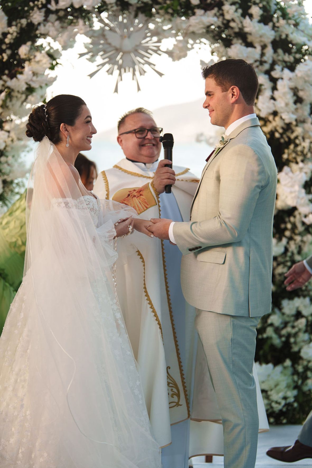cerimônia do casamento na praia
