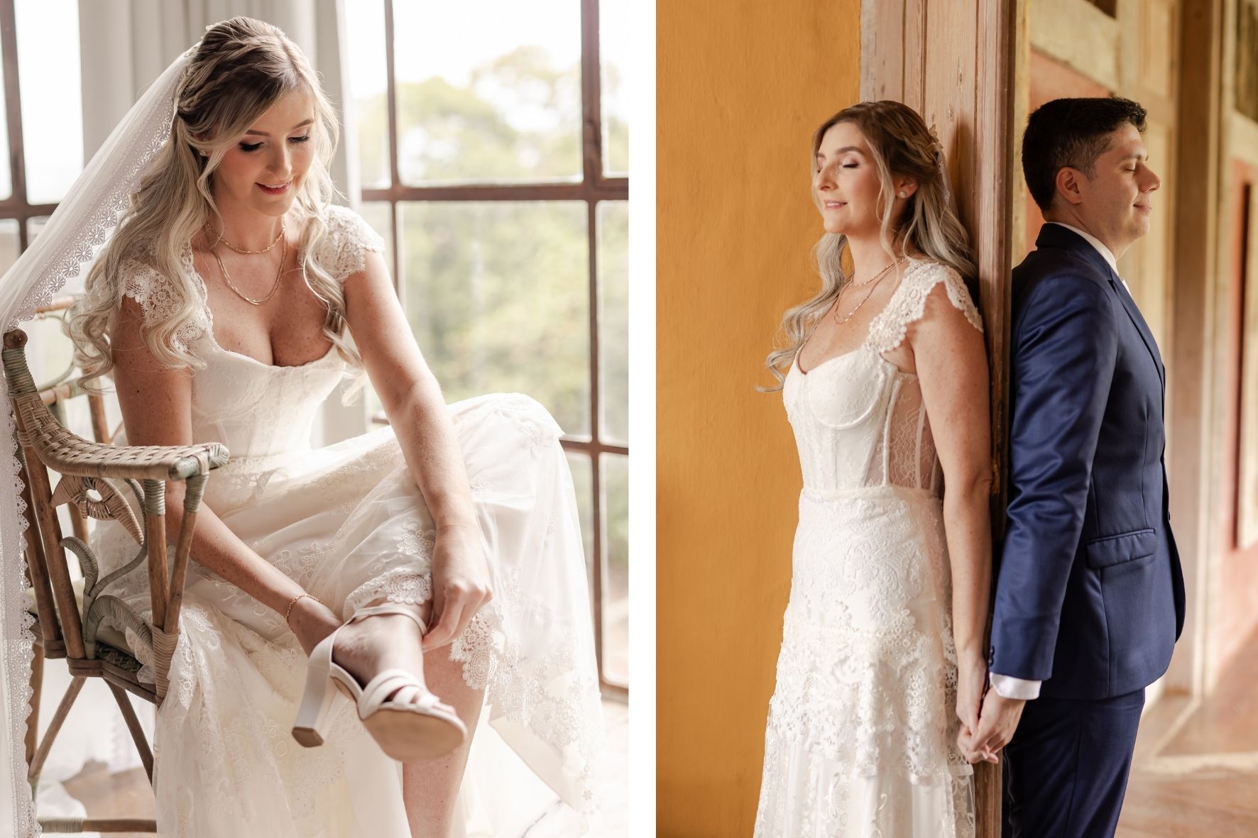 First look com o noivo