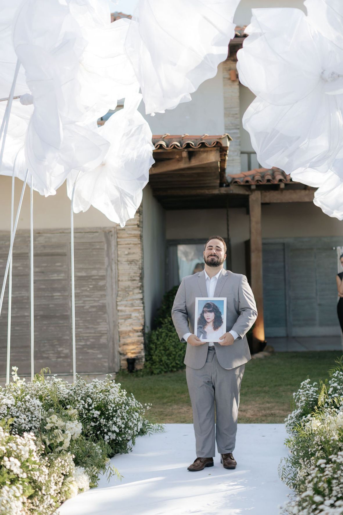 homenagem casamento na praia