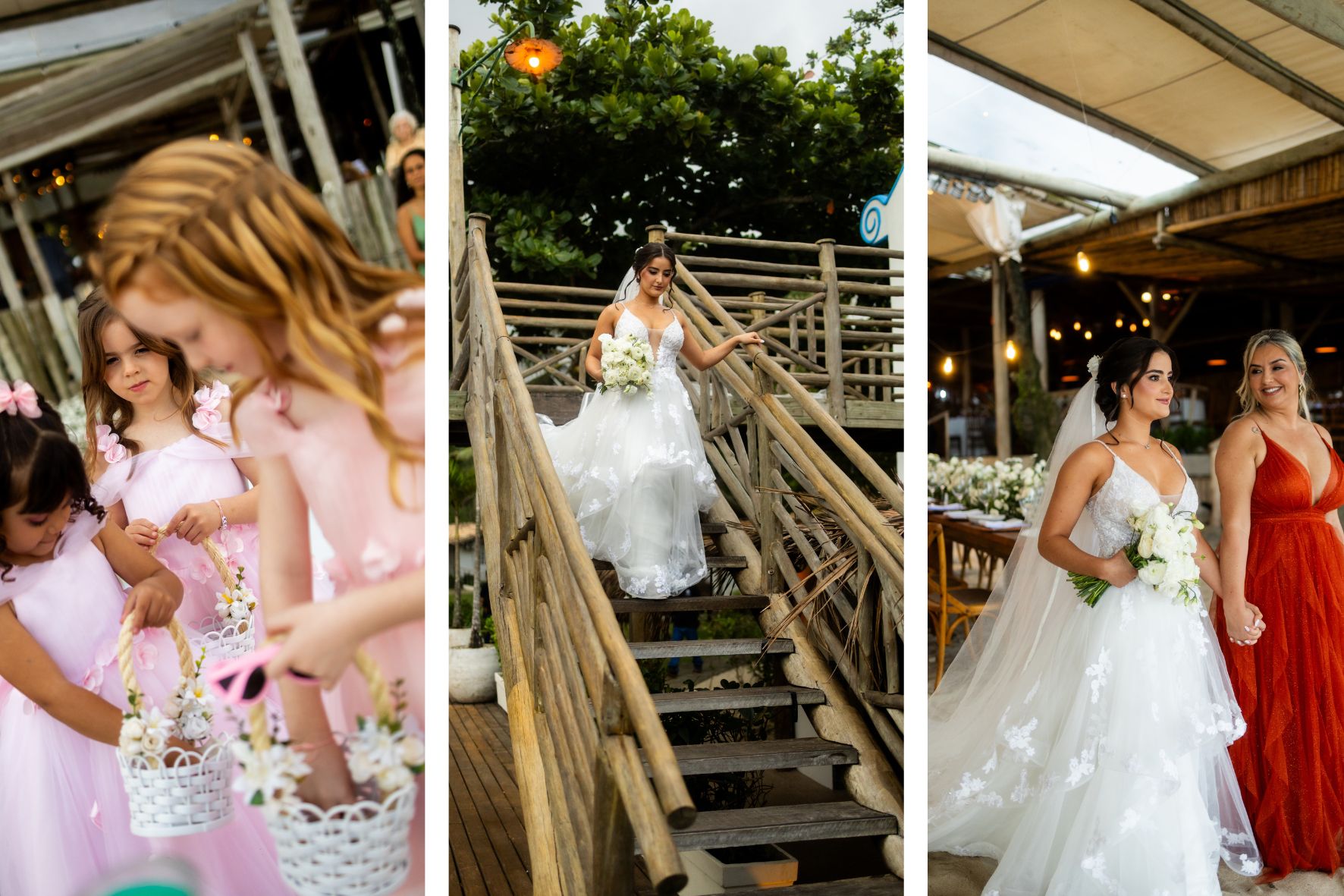 entrada da noiva casamento na praia