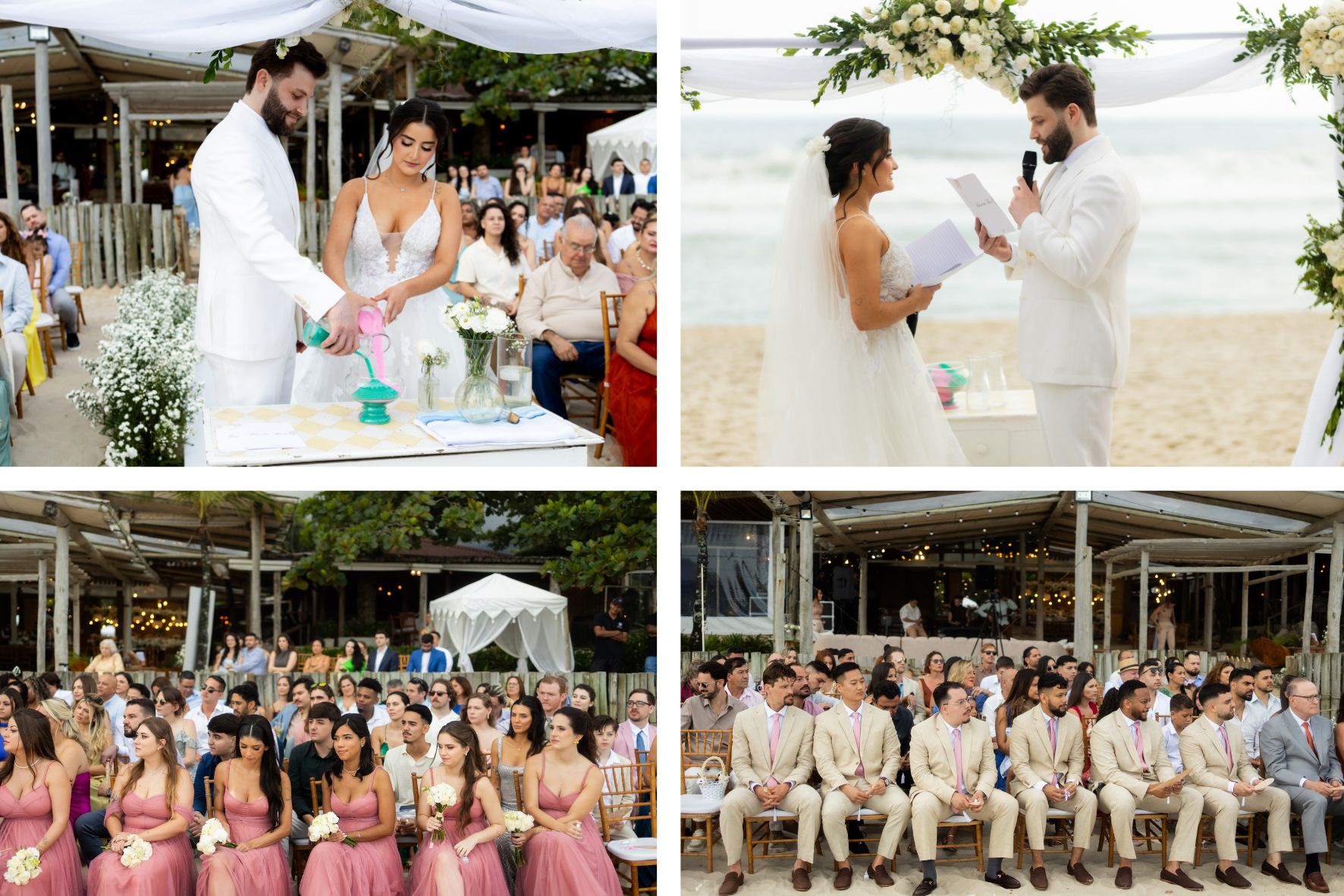 cerimônia de casamento na praia