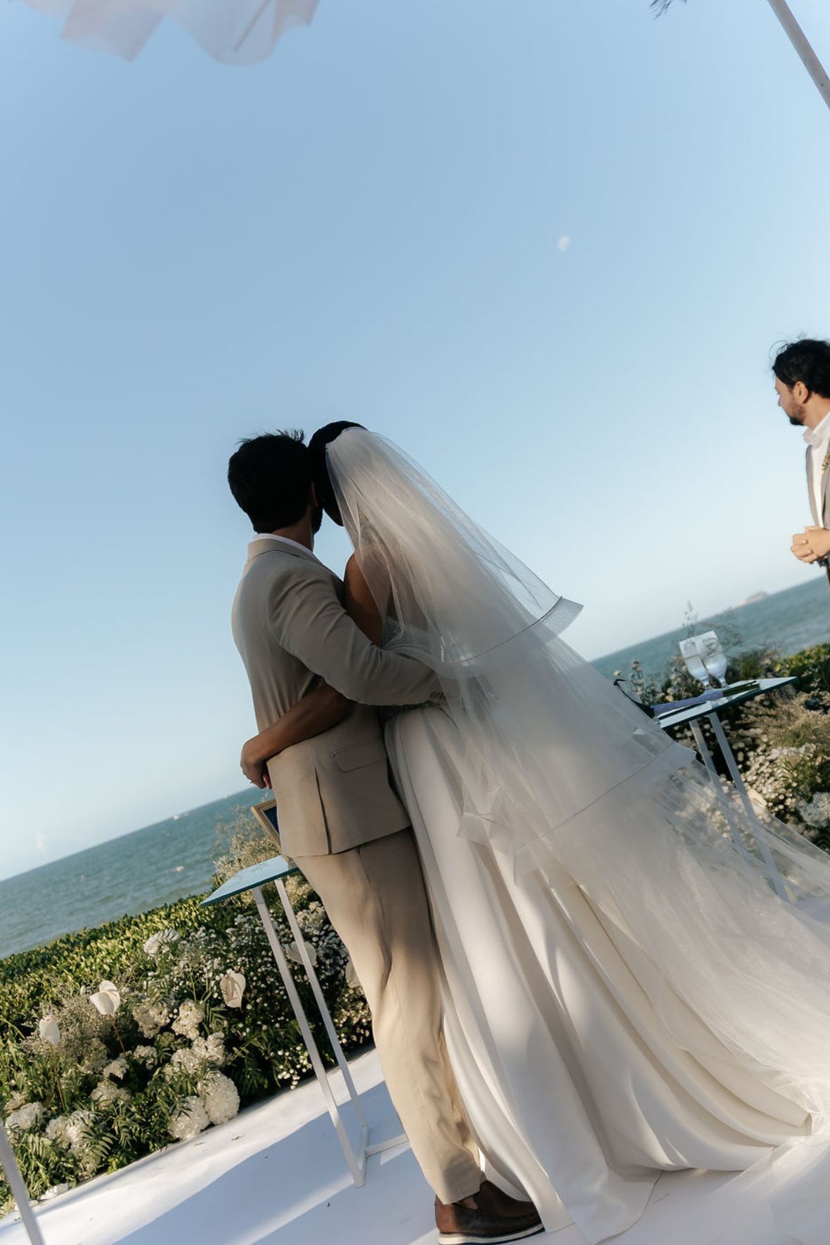 cerimônia de casamento na praia