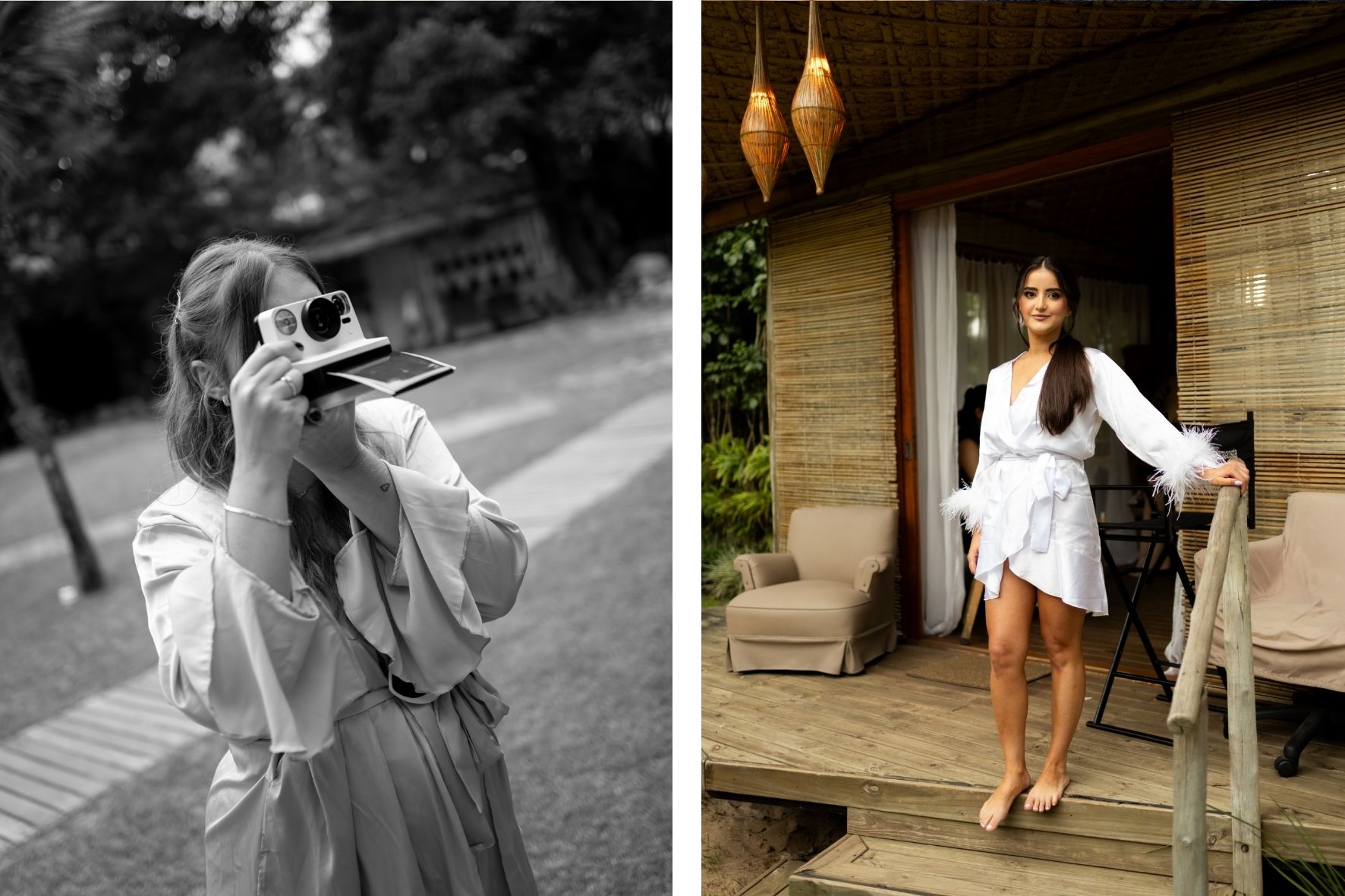 Noiva de praia making of