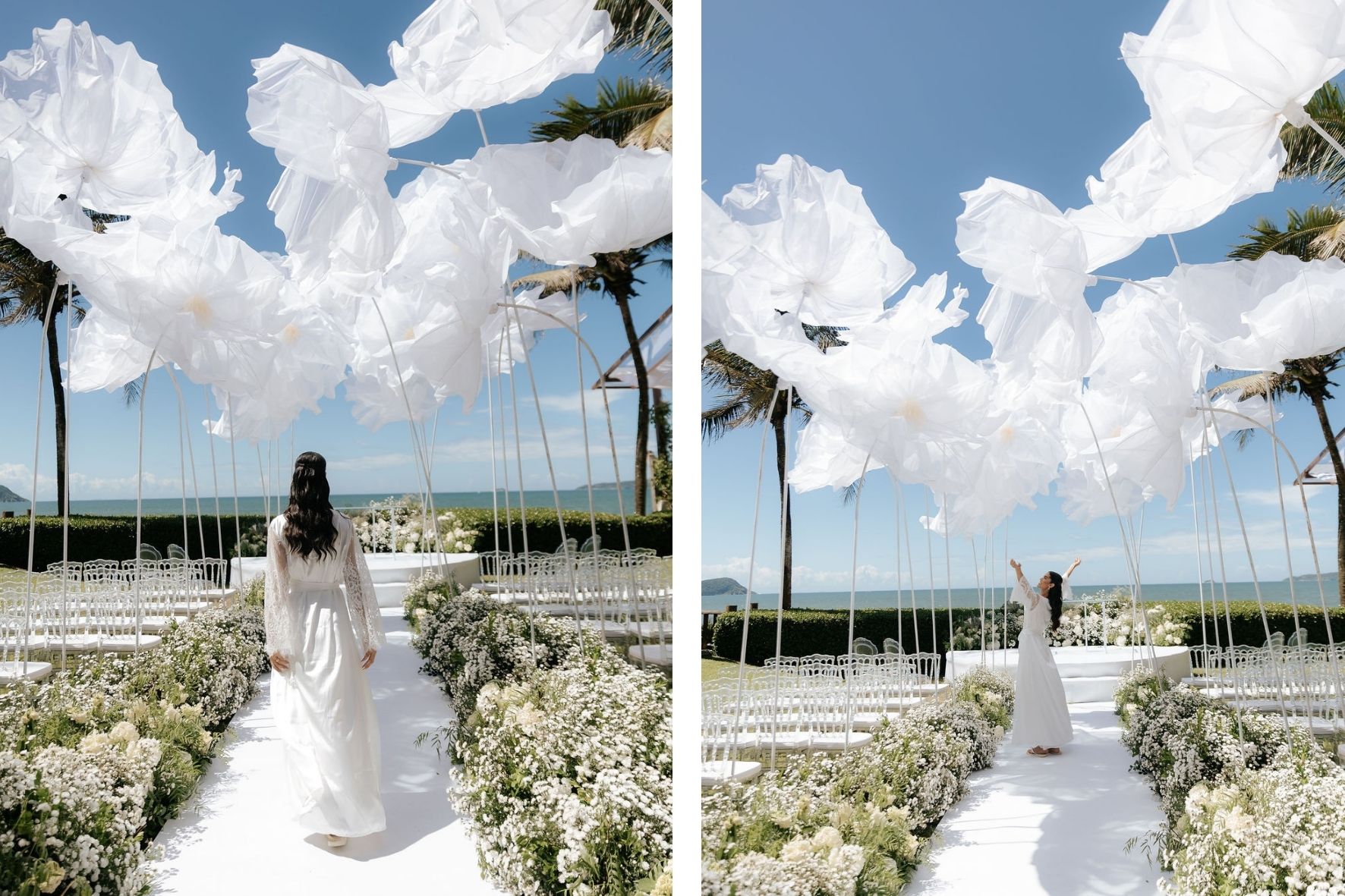 decoracao de casamento na praia