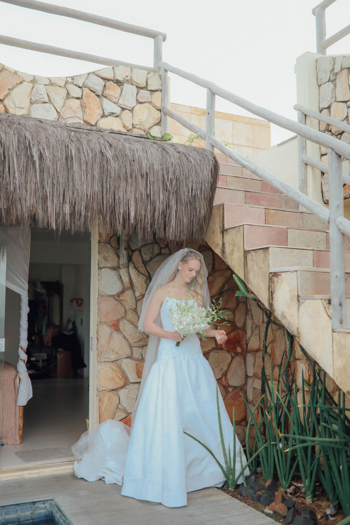 making of Noiva de praia no hotel
