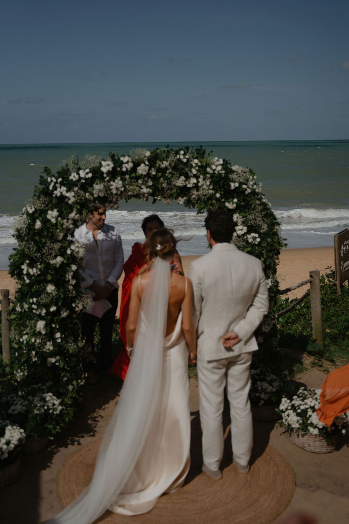 Giulia e Pedro destination wedding em Caraíva - BA