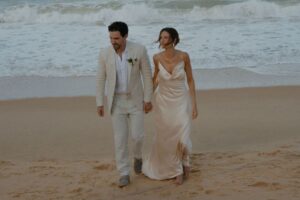 Giulia e Pedro destination wedding em Caraíva - BA