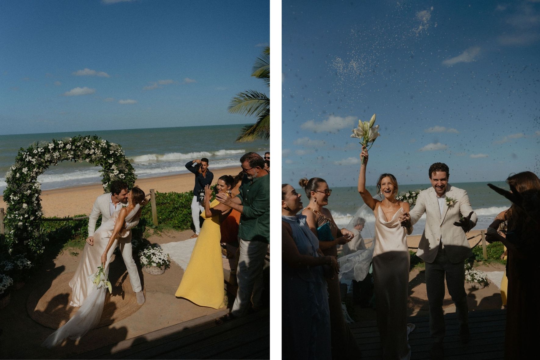 Giulia e Pedro destination wedding em Caraíva - BA