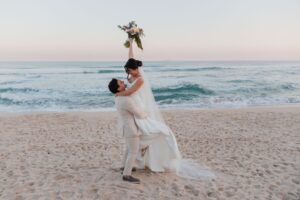 Casamento pé na areia em Maresias - SP