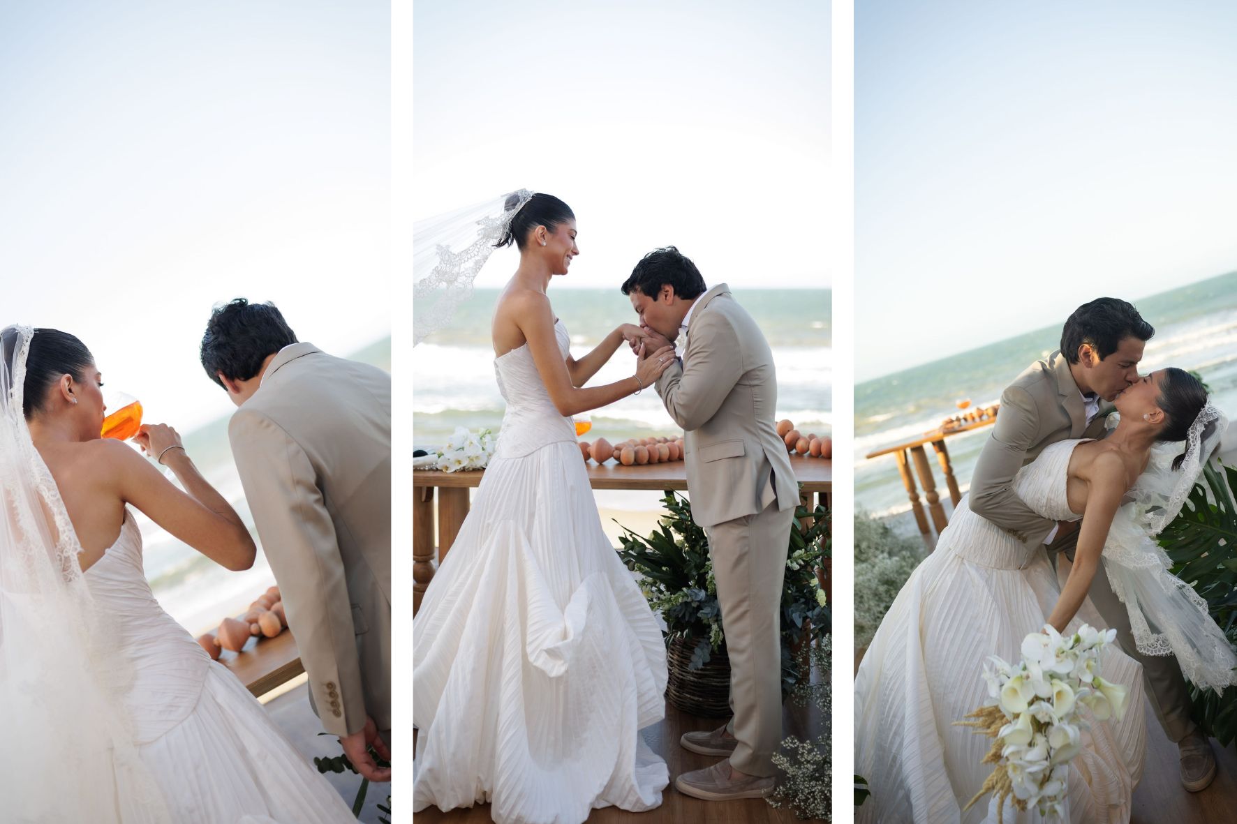 cerimônia de casamento na praia