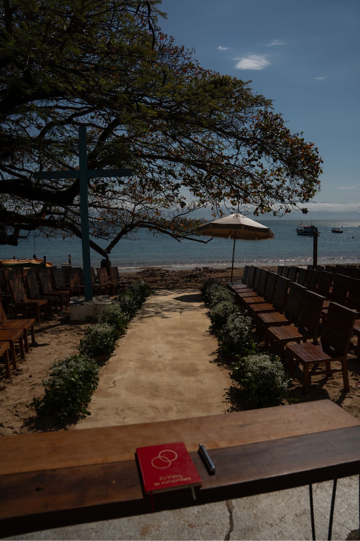 decoração de casamento na praia