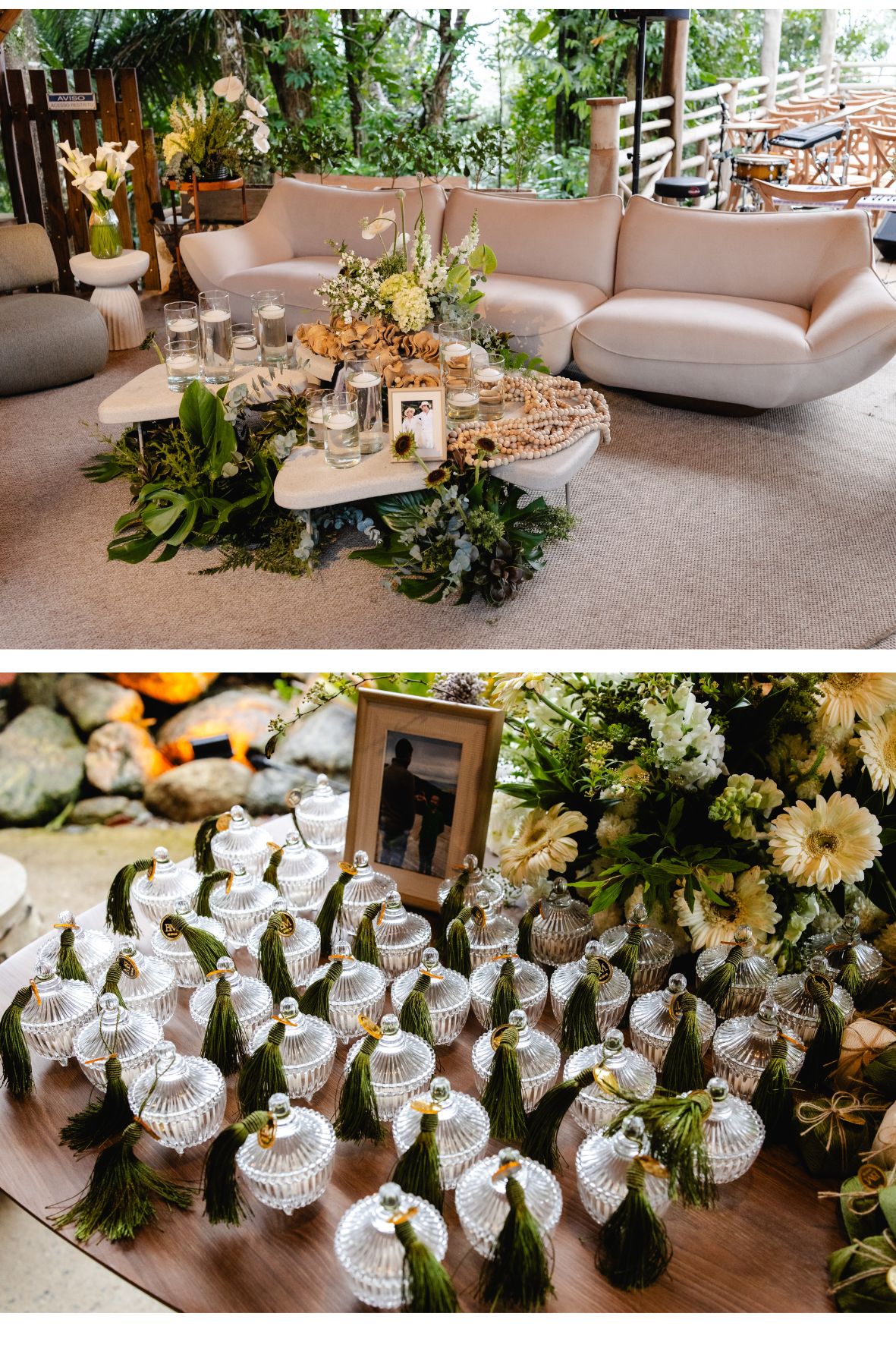 decoração sofisticada casamento na praia