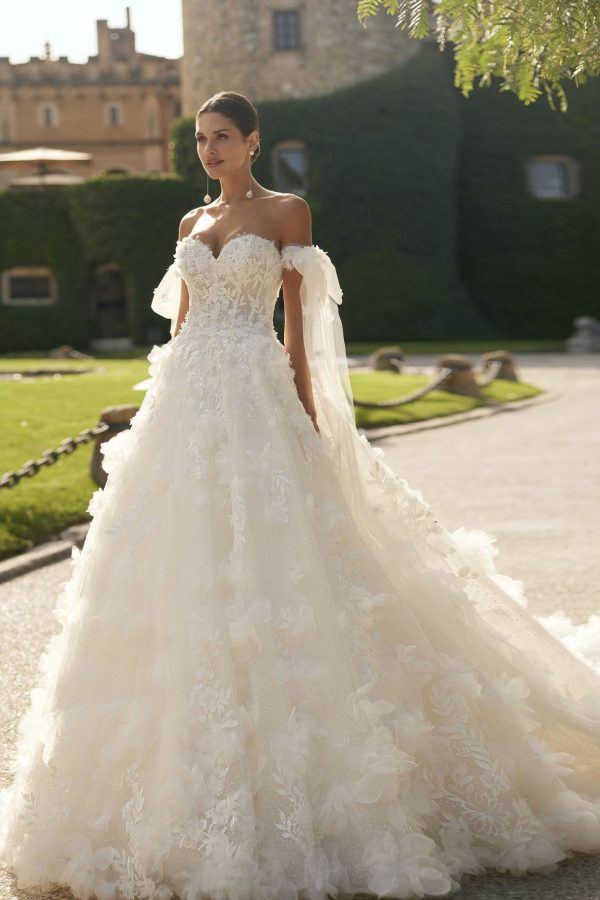 vestido de noiva rosa clara