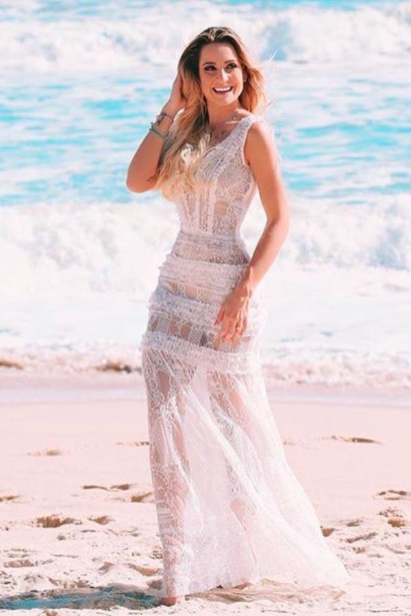 vestido de noiva de praia