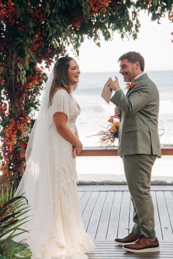 fotografia de casamento na praia