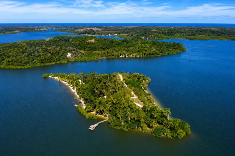 Ilha privativa para casamento na Bahia
