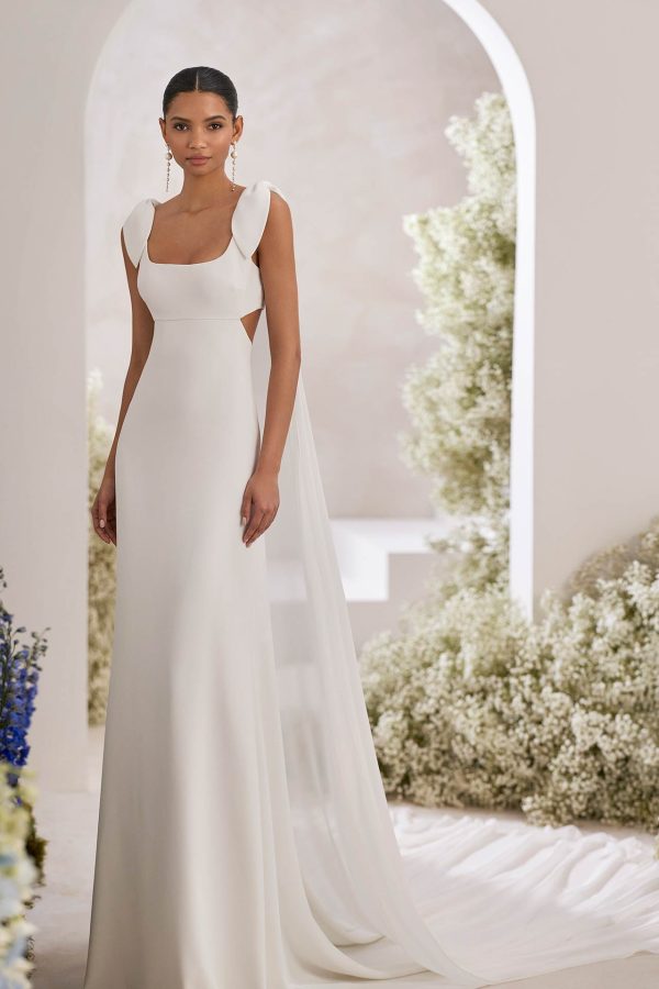 vestido de noiva rosa clara